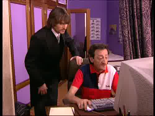 -Papá, llevas todo el día ahí
metido. ¿Quién va a pagar eso?