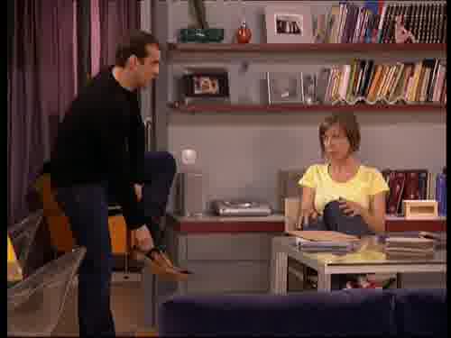 -Se ha puesto nerviosa y me
ha hablado de su lavadora.